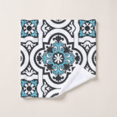 Tuile bleue portugaise (Gant de toilette)
