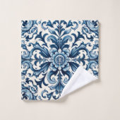 Tuile bleue portugaise (Gant de toilette)