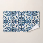 Tuile bleue portugaise (Serviette à main)