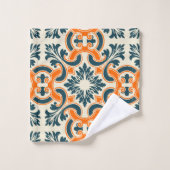 Tuile bleue portugaise (Gant de toilette)