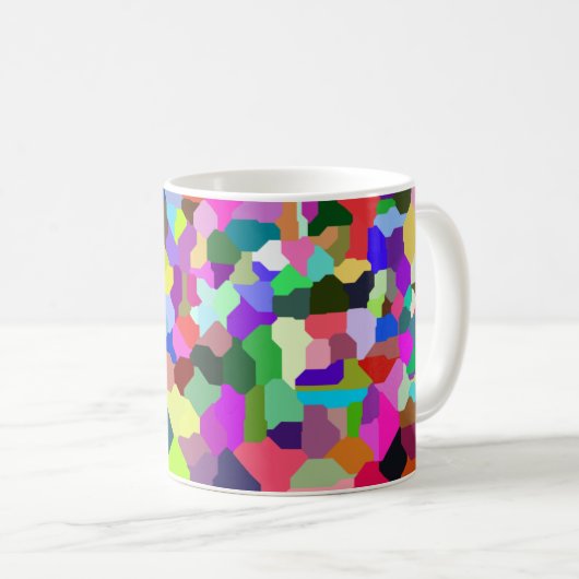 Tuile de bloc 11oz Mug (Devant droit)