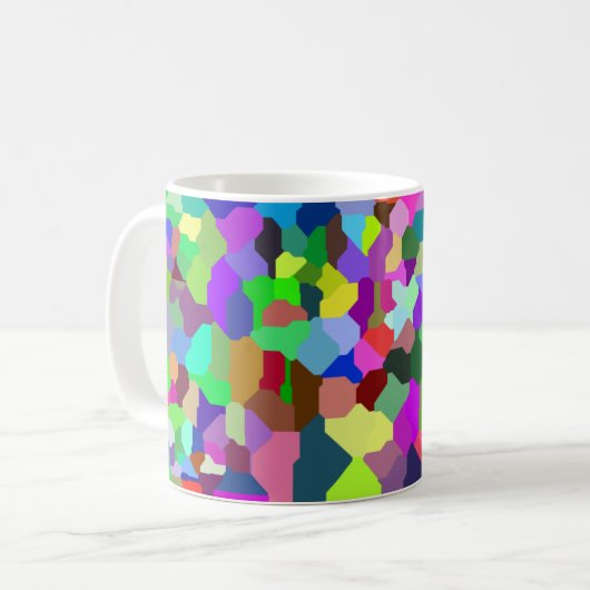 Tuile de bloc 11oz Mug (Devant gauche)