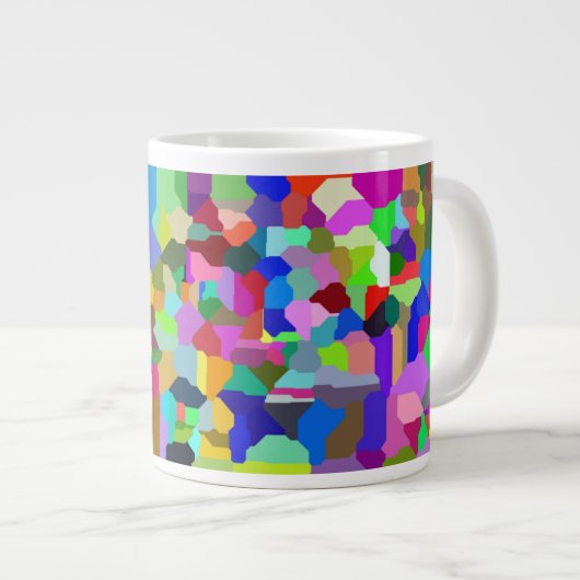 Tuile de bloc 20oz Mug (Devant droit)