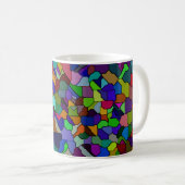 Tuile dorée carreaux 11oz Mug (Devant droit)