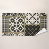 Tuile en patchwork sans couture avec Islam, arabe, (Serviette de bain)