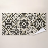 Tuile en patchwork sans couture avec Islam, arabe, (Serviette de bain)