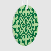 Tuile marocaine - émeraude et vert clair (devant)