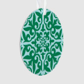 Tuile marocaine - turquoise et aqua (devant)