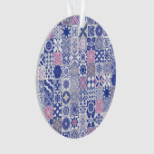Tuile marocaine - violet et rose (devant)