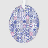 Tuile marocaine - violet et rose (devant)