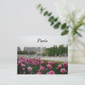 Tuileries Garden in bloom Briefkaart (Staand voorkant)