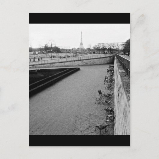 Tuileries Garden (Jardin des Tuileries), Parijs Briefkaart (Voorkant)