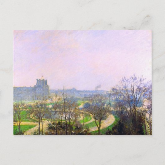Tuileries Garden van Camille Pissarro Briefkaart (Voorkant)