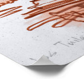 Tuileries Garden van het Louvre | Parijs, Frankrij Poster (Hoek)