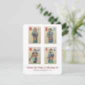 Tuiles de saison - carte explicative (Debout devant)