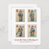 Tuiles de saison - carte explicative (Devant / Derrière)