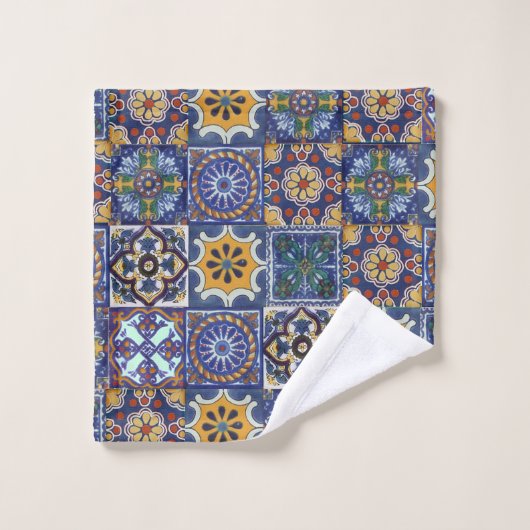 Tuiles de Talavera de Mexicain (Gant de toilette)