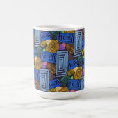 Tuiles "égyptiennes" Tiled Abstract Design Mug (Centre)
