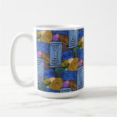 Tuiles "égyptiennes" Tiled Abstract Design Mug (Gauche)