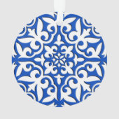 Tuiles marocaines - bleu cobalt et blanc (dos)