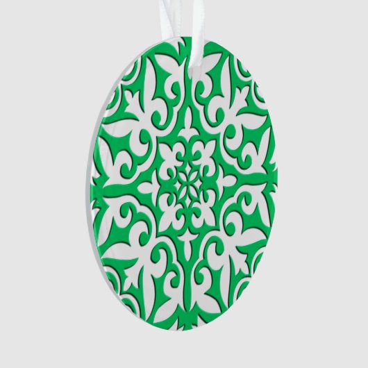 Tuiles marocaines - Jade vert et blanc (devant)