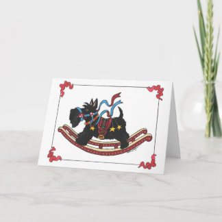 Tuimelschakelaar Scottie Feestdagen Kaart