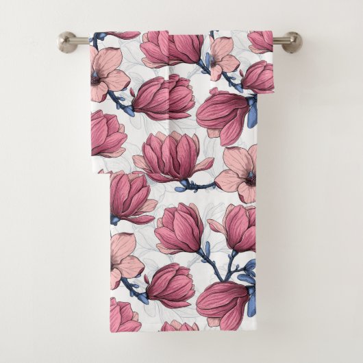 Tuin 2 van Magnolia Bad Handdoek (Insitu)