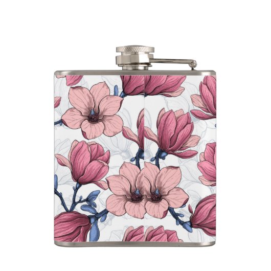 Tuin 2 van Magnolia Heupfles (Achterkant)