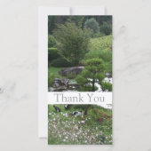 Tuin 3 met Katten Dank U Foto Kaarten 1 (Voorkant)