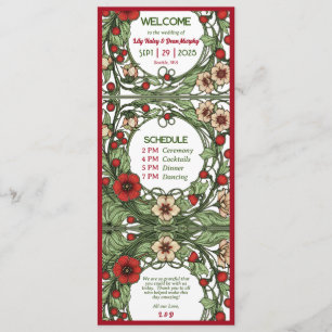  tuin art nouveau bruiloft programma