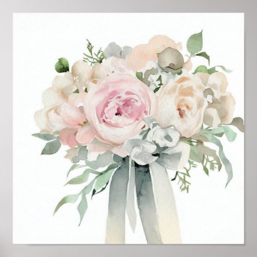  tuin, attendants boeket (A) Poster (Voorkant)