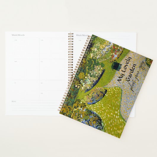 Tuin bij Auvers, Vincent van Gogh Planner (Display)
