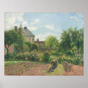 Tuin bij Eragny - Camille Pissarro Fine Art Poster