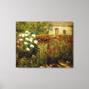 Tuin bij Giverny Canvas Afdruk