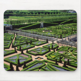 Tuin bij Kasteel Villandry, Indre-et-Loire, Muismat