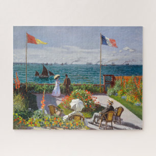 Tuin bij Sainte-Adresse Claude Monet Legpuzzel