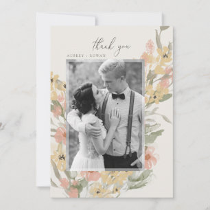 Tuin bloeien dank u kaart