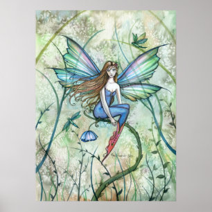 Tuin Bloem Fee Poster Print door Molly Harrison