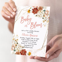 Tuin Bloemen Baby in Bloom Baby shower