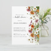 Tuin Bloemen Bruidsfeest Kaart (Staand voorkant)
