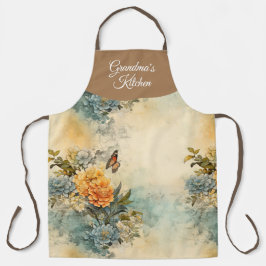 Tuin Bloemen Gepersonaliseerd Overal Print Schort