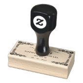 Tuin Bloemen Lijst Modern Save The Date Bruiloft Rubberstempel (Stempel)