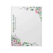 Tuin Bloemenboeket Notitieblok (Gedraaid)