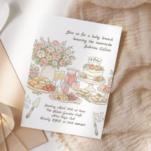 Tuin Bloemige Baby Brunch Baby Shower