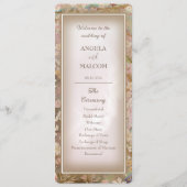 Tuin Blooms Bruiloft Flat Programma (Voorkant)