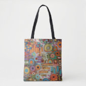 Tuin Blooms Canvas tas (Voorkant)