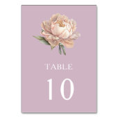 Tuin Bruiloft Bloemen Kaart (Achterkant)