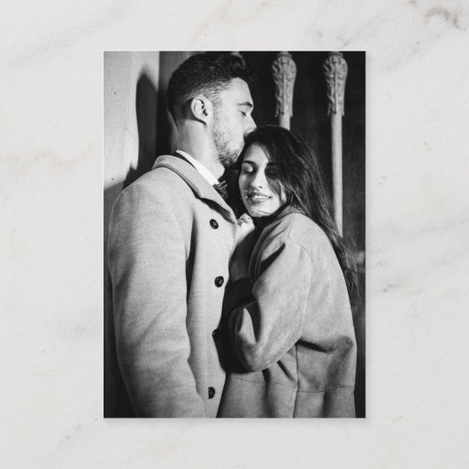 Tuin Bruiloft Website | RSVP QR Code Foto Informatiekaartje (Achterkant)