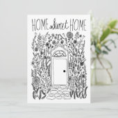 Tuin Deur Nieuw adres Bewegende aankondiging (Staand voorkant)