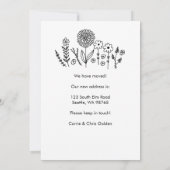 Tuin Deur Nieuw adres Bewegende aankondiging (Achterkant)